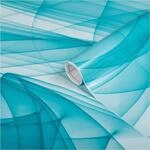 d-c-fix M&ouml;bel-Klebefolie Murano Blue Wellen-Muster 45 cm x 1,5 m - M&ouml;belfolie