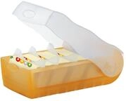 HAN Lernkarteibox CROCO, einfach Vokabeln lernen mit 5-F&auml;cher-Lernsystem, DIN A8
