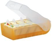 HAN Lernkarteibox CROCO, einfach Vokabeln lernen mit 5-F&auml;cher-Lernsystem, DIN A7