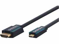 Clicktronic High Speed HDMI auf Micro HDMI oder Micro HDMI auf HDMI Kabel lang...