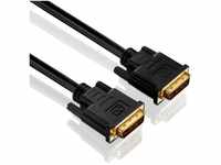 PureInstall PI4200-150 Dual Link DVI-Kabel (DVI-D Stecker (24+1) auf DVI-D...