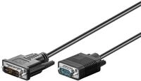 Goobay 50991 DVI A auf VGA Adapterkabel / Full HD 1080p Monitorkabel / DVI A 12+5 Pin