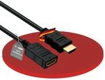 HDSupply High Speed HDMI Verl&auml;ngerung mit Ethernet 0,50m