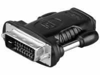 Adapter HDMI Buchse 19polig DVI-D Stecker