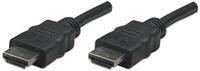 Manhattan 308441 High Speed HDMI Kabel Stecker auf Stecker geschirmt 7,5 m schwarz