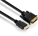 PureLink PI3000-010 HDMI auf Single Link DVI Verbindungskabel (2K FullHD (1080p),