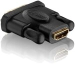 PureLink PI010 High Speed DVI/HDMI-Adapter (DVI-D Stecker (24+1) auf HDMI-A Buchse),