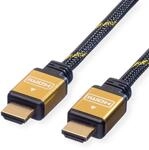 ROLINE GOLD HDMI High Speed Kabel mit Ethernet, 3 m