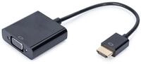 DIGITUS HDMI Grafik Audio Adapter, HDMI Typ A zu VGA + 3.5mm Klinke, Full HD,...