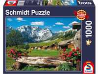 Schmidt Spiele 58368 Mountain Paradise Bergparadies Blick ins Bergidyll, 1000...