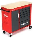 GEDORE red Werkstattwagen MECHANIC PLUS, Werkzeugwagen mit 6 Schubladen und