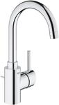 GROHE Concetto, Waschtischarmatur hoch, wassersparend (Wasserhahn f&uuml;r das Bad,