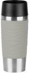Emsa Travel Mug Waves Isolierbecher N20108 | 0,36 L | bis zu 4h hei&szlig; und 8h...