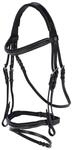 Kerbl 326138 Trensenzaum Classic Leder, Schwarz, Cob
