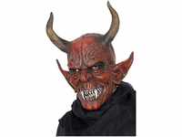 Halloween! Smiffys Maske Teufelsdämon, Über Kopf, Latex