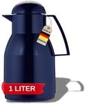 Helios Isolierkanne Top aus hochgl&auml;nzendem Hartplastik mit Drehverschluss, blau, 1
