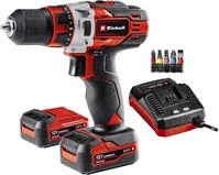 Einhell Akku-Bohrschrauber TE-CD 12/1 Li (2x2,0Ah) (Li-Ion, 12 V, 2-Gang-Getriebe,