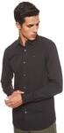 Tommy Jeans Herren Hemd TJM Original Langarm, Schwarz (Tommy Black), M