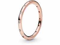 Pandora Einfacher Funkelnder Band Ring in Roségold mit 14 Karat rosévergoldete