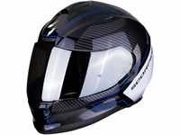 Scorpion Unisex – Erwachsene NC Motorrad Helm, Schwarz/Blau/Weiss, XS
