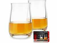 Spiegelau 2-teiliges Single Barrel Bourbon Whiskyglas-Set, Whiskygläser, 380...