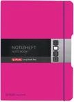 Herlitz 11361474 Notizheft (A4, PP-Wechselcover mit Verschlu&szlig;gummi, 80g/m&sup2;) 80