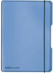 Herlitz 11361532 Notizheft (A5, LIN , 80 g/qm) 40 Blatt blau