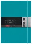 Herlitz 50015986 Notizheft flex, PP, 2 x 40 Blatt, A4 Caribbean T&uuml;rkis