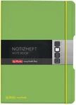 Herlitz 11361458 Notizheft (A4, PP-Wechselcover mit Verschlu&szlig;gummi, 80g/m&sup2;) 80