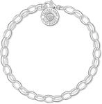 Thomas Sabo Charm-Armband Diamant 925 Sterling Silber DCX0001-725-14