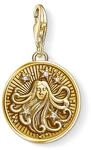 THOMAS SABO Charm-Anh&auml;nger Sternzeichen Jungfrau 925er Sterlingsilber; 750er