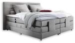 Stella Trading MANOLO 2 Boxspringbett 180x200 elektrisch verstellbar, Silber -