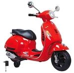 JAMARA 460348 - Ride-on Vespa rot 12V - Leistungsstarker Antriebsmotor und Akku...