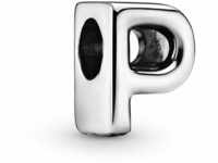 PANDORA Moments Buchstabe P - wendbares Alphabet-Charm aus Sterling-Silber mit