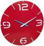 TFA Dostmann Contour Analoge Design-Wanduhr, 60.3047.05, modern, 350 x 35 mm,