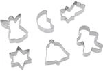 Westmark Ausstechformen-Set, Verschiedene Motive, Rostfreier Edelstahl, Weihnachten,