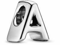 PANDORA Moments Buchstabe A - wendbares Alphabet-Charm aus Sterling-Silber mit