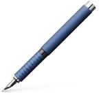 Faber-Castell 148441 - F&uuml;ller Essentio, Feder F, Aluminium Blau