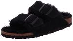 Birkenstock Classic Arizona Lammfell 752663, Pantoletten, Schwarz (Schwarz 49),...