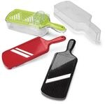 Kyocera Slice & Grate Keramik Hobel Set 6-teilig, 2 Hobel, 1 Reibe mit Auffangbox