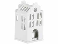 Unbekannt Design - ZUHAUSE Mini Lichthaus Stadthaus 6 x 6 x 13,5 cm, weiß