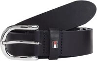 Tommy Hilfiger Damen G&uuml;rtel New Danny Belt Lederg&uuml;rtel, Blau (Night Sky), 80...