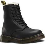 Dr. Martens Damen 1460 Serena Leder Schn&uuml;rstiefel mit Kunstfellfutter