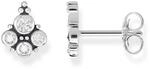 Thomas Sabo Ohrstecker Kugel mit Kreuz 925 Sterling Silber H2064