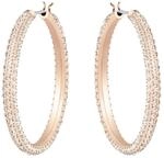 Swarovski Dextera Kreolen, Rosa, Ros&eacute;gold-Legierungsschicht