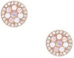 Fossil Ohrringe F&uuml;r Frauen Mop, 10(D)*2.0(Dicke)mm Rose Gold Edelstahl-Ohrringe,