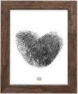 Deknudt Frames Bilderrahmen Gr&ouml;&szlig;e (Bild): 50 cm H x 40 cm B, Farbe: Braun