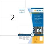 HERMA 9541 Wetterfeste Folienetiketten, 40 Blatt, 210 x 148 mm, 2 pro A4 Bogen,...