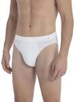 CALIDA Evolution Slip, Unterhose Herren, mit stoffbezogenem Gummibund Weiss 46-48