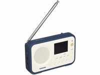 Sangean DAB+ Kofferradio DPR-76 UKW wiederaufladbar Weiß, Blau